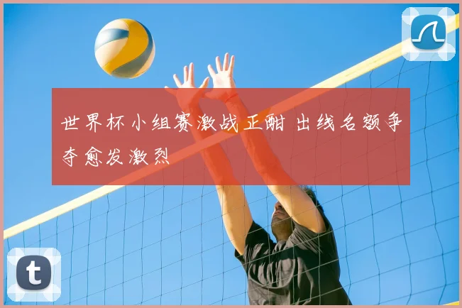 世界杯小组赛激战正酣 出线名额争夺愈发激烈